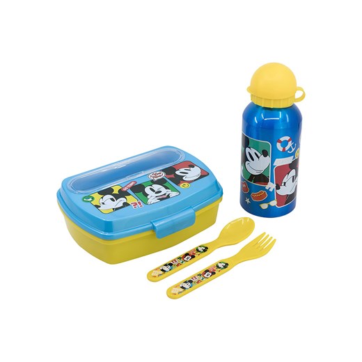 Disney Mickey Mouse 5-częściowy zestaw &quot;Mickey Mouse&quot; do lunchu ze sklepu Limango Polska w kategorii Naczynia dziecięce - zdjęcie 178421597