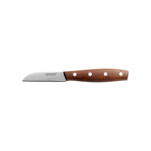 Fiskars Nóż w kolorze brązowo-srebrnym do obierania - dł. 7 cm ze sklepu Limango Polska w kategorii Noże kuchenne - zdjęcie 178422035