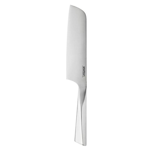 Stelton Nóż Santoku &quot;Trigono&quot; w kolorze srebrnym - dł. 32,5 cm ze sklepu Limango Polska w kategorii Noże kuchenne - zdjęcie 178422106
