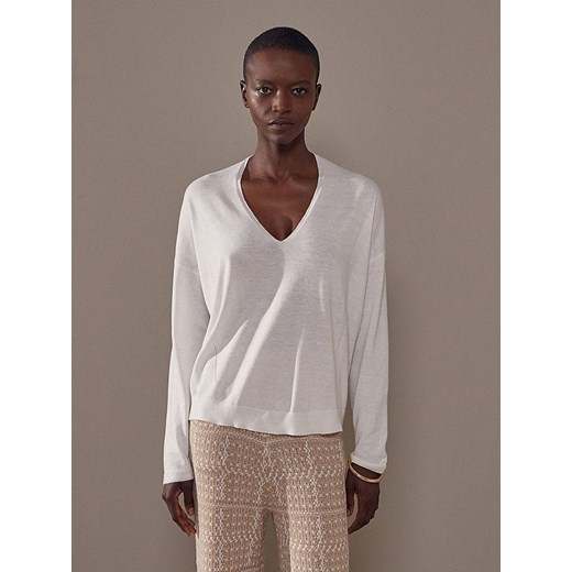 Rodier Sweter w kolorze białym ze sklepu Limango Polska w kategorii Swetry damskie - zdjęcie 178422625