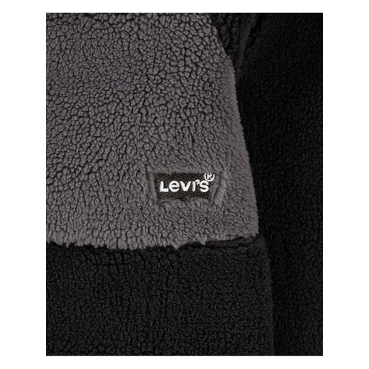 Levi&apos;s Kids Kurtka polarowa w kolorze szaro-czarnym 92 wyprzedaż Limango Polska
