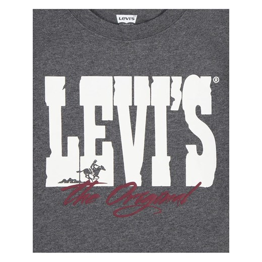 Levi&apos;s Kids Koszulka w kolorze szarym 98 okazyjna cena Limango Polska