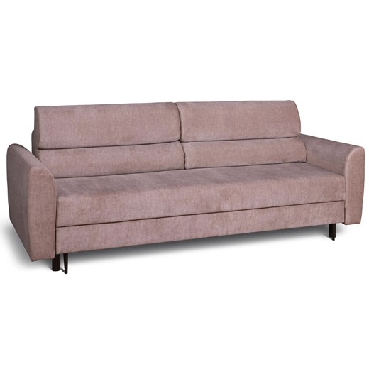 Beżowa rozkładana sofa z pojemnikiem - Harmi ze sklepu Edinos.pl w kategorii Sofy i kanapy - zdjęcie 178424678