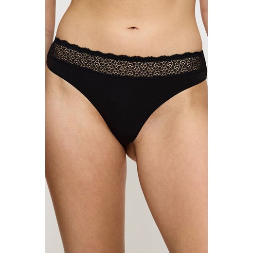 Triumph 2-pack stringi Feel of Modal 10223726-0004, Kolor czarny, Rozmiar L, Triumph ze sklepu Intymna w kategorii Majtki damskie - zdjęcie 178424796