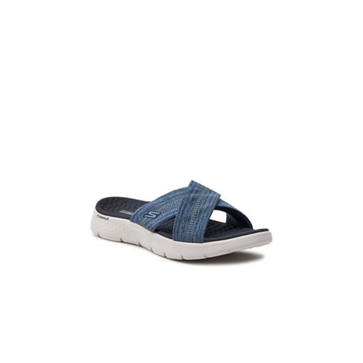 Skechers Klapki Go Walk Flex Sandal-Impressed 141420/NVY Granatowy Skechers 37 MODIVO
