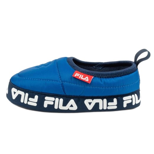 Kapcie Fila Comfider FFK0117.53149 niebieskie ze sklepu ButyModne.pl w kategorii Kapcie dziecięce - zdjęcie 178428198