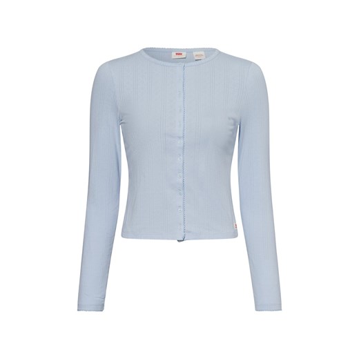 Levi's Damska koszulka z długim rękawem Kobiety Bawełna jasnoniebieski jednolity ze sklepu vangraaf w kategorii Bluzki damskie - zdjęcie 178429145
