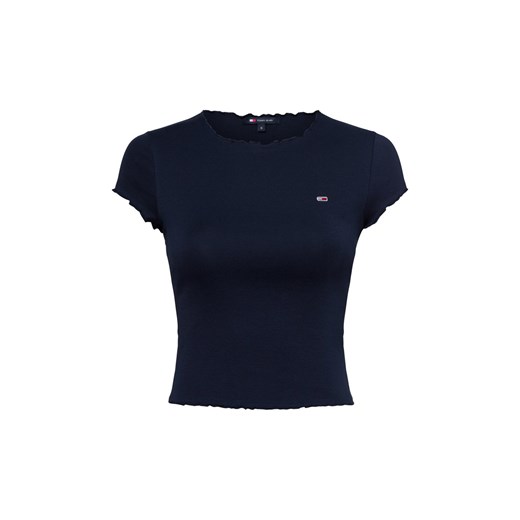 Tommy Jeans Koszulka damska Kobiety Bawełna jasnoniebieski jednolity ze sklepu vangraaf w kategorii Bluzki damskie - zdjęcie 178429155