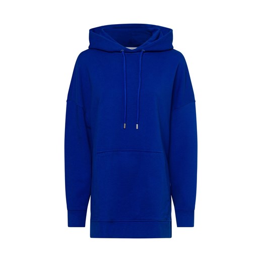 Marc O'Polo Damski sweter z kapturem Kobiety Bawełna granatowy jednolity ze sklepu vangraaf w kategorii Bluzy damskie - zdjęcie 178429187