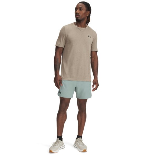 Męskie spodenki treningowe Under Armour UA Vanish Woven 6in Shorts - zielone ze sklepu Sportstylestory.com w kategorii Spodenki męskie - zdjęcie 178430315
