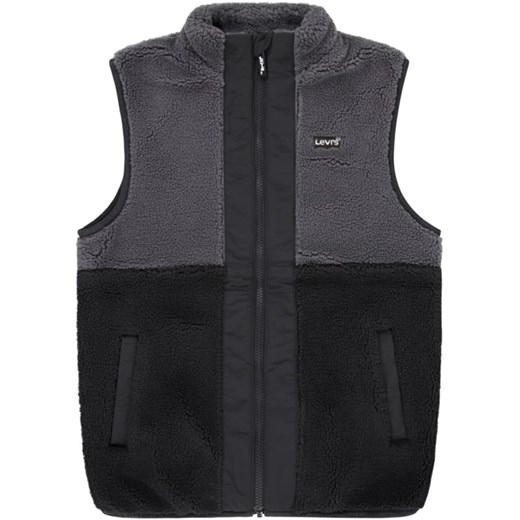 Levi&apos;s Kids Kamizelka polarowa w kolorze szaro-czarnym ze sklepu Limango Polska w kategorii Kamizelki chłopięce - zdjęcie 178430459