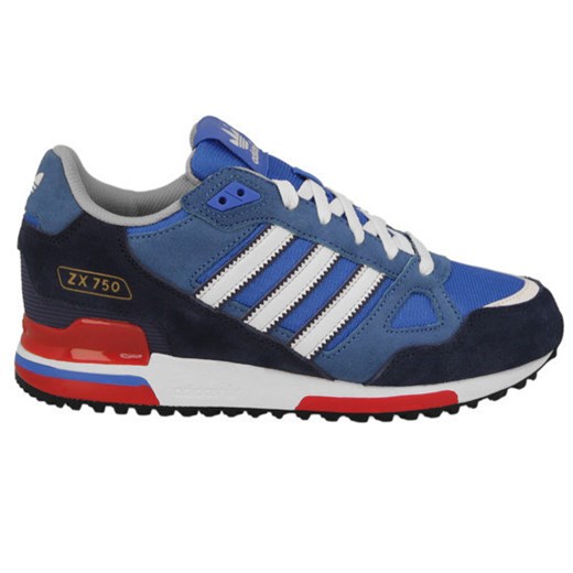 BUTY MĘSKIE LIFESTYLE ADIDAS ZX 750 G96718 yessport-pl niebieski abstrakcyjne wzory