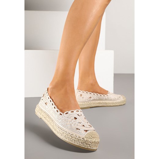 Espadryle damskie Born2be bez zapięcia z tkaniny płaskie