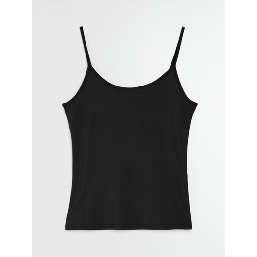 Sinsay - Top w stylu basic - czarny Sinsay S Sinsay