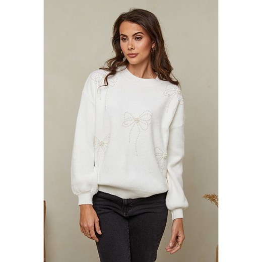 Soft Cashmere Sweter w kolorze białym ze sklepu Limango Polska w kategorii Swetry damskie - zdjęcie 178446059