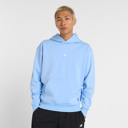 Bluza męska New Balance MT44583ELE – niebieska ze sklepu New Balance Poland w kategorii Bluzy męskie - zdjęcie 178447655