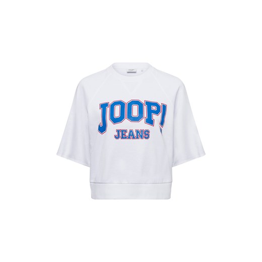 Joop Jeans Koszulka damska - Tuva Kobiety Bawełna biały jednolity ze sklepu vangraaf w kategorii Bluzki damskie - zdjęcie 178449198
