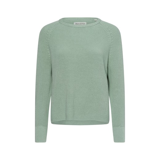 Marc O'Polo Sweter damski z dzianiny Kobiety Bawełna seledynowy jednolity ze sklepu vangraaf w kategorii Swetry damskie - zdjęcie 178449215