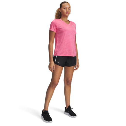 Damskie spodenki treningowe Under Armour Tech Play Up Shorts - czarne ze sklepu Sportstylestory.com w kategorii Szorty - zdjęcie 178449408