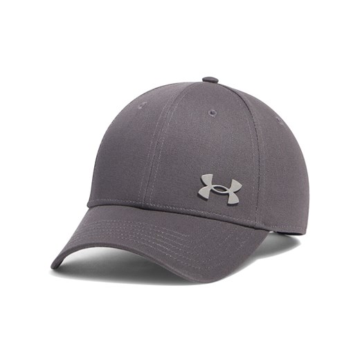 Męska czapka z daszkiem Under Armour M's Sportwear Metal ADJ - szara ze sklepu Sportstylestory.com w kategorii Czapki z daszkiem męskie - zdjęcie 178449569