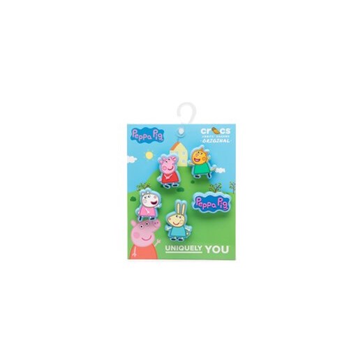 Crocs Ozdoba do butów Jibbitz Peppa Pig 5 Pack 10010006 Niebieski ze sklepu MODIVO w kategorii Przypinki - zdjęcie 178450247