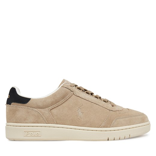 Buty sportowe męskie beżowe Polo Ralph Lauren na wiosnę 