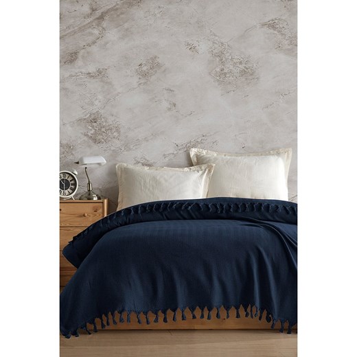 Elizabed Narzuta w kolorze granatowym ze sklepu Limango Polska w kategorii Tekstylia - zdjęcie 178453849