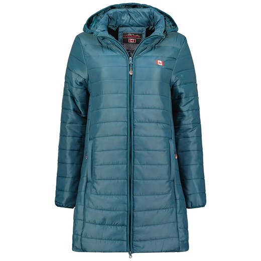 Geographical Norway Płaszcz pikowany &quot;Atika&quot; w kolorze morskim ze sklepu Limango Polska w kategorii Płaszcze damskie - zdjęcie 178453886