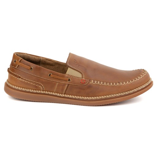 Buty męskie wsuwane 314GT camel ze sklepu butyolivier w kategorii Mokasyny męskie - zdjęcie 178454847