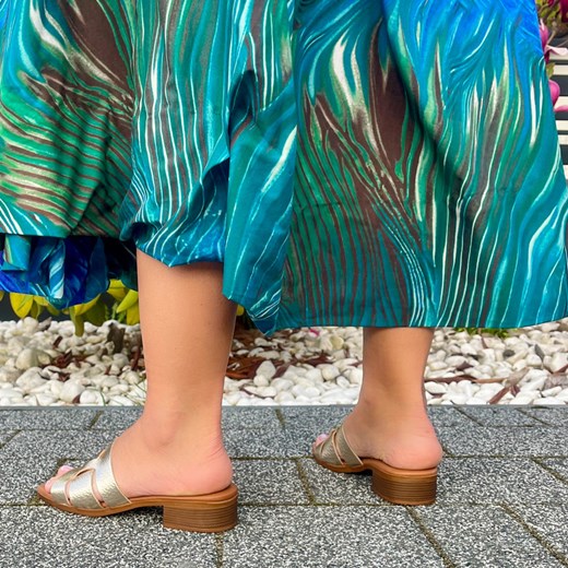 Klapki damskie Oh! My Sandals bez zapięcia casualowe płaskie