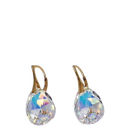 Kolczyki pozłacane Swarovski MIGDAŁ 22mm  - TYMOTEO LOVE CRISTAL AB ze sklepu Tymoteo.pl - sklep obuwniczy w kategorii Kolczyki - zdjęcie 178458577