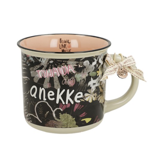 Kubek porcelanowy PEACE AND LOVE - ANEKKE 38485-104 ze sklepu Tymoteo.pl - sklep obuwniczy w kategorii Kubki - zdjęcie 178459726