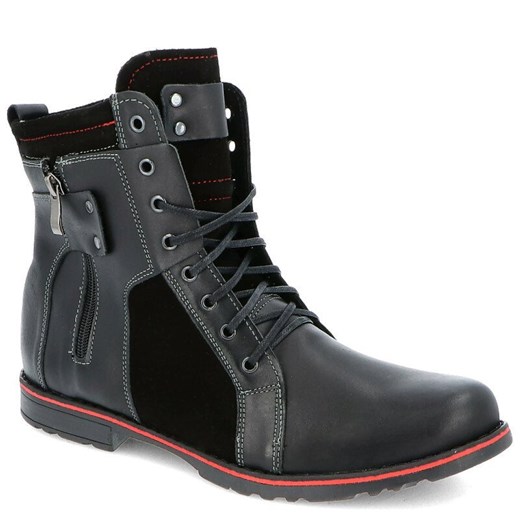 Męskie buty zimowe - KENT 237 CZARNE + WELUR Kent 45 Tymoteo.pl - sklep obuwniczy