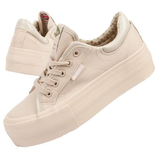 Buty Lee Cooper LCW-24-31-2181L beżowy ze sklepu ButyModne.pl w kategorii Trampki damskie - zdjęcie 178475279