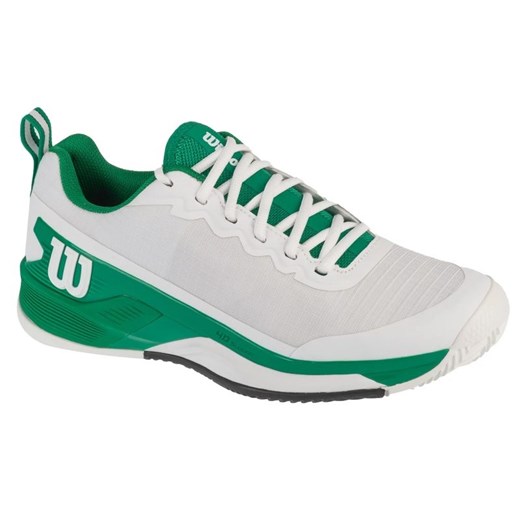 Buty do tenisa Wilson Rush Pro 4.5 Clay WRS334350 Biało-Zielone białe ze sklepu ButyModne.pl w kategorii Buty sportowe męskie - zdjęcie 178475288