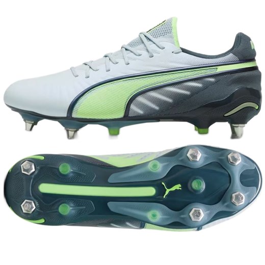 Buty Puma King Ultimate MxSG 107866-03 Białe ze sklepu ButyModne.pl w kategorii Buty sportowe męskie - zdjęcie 178475366