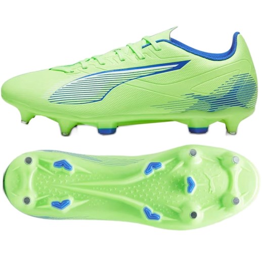 Buty Puma Ultra 5 Play MxSG 107904-03 zielone ze sklepu ButyModne.pl w kategorii Buty sportowe męskie - zdjęcie 178475375