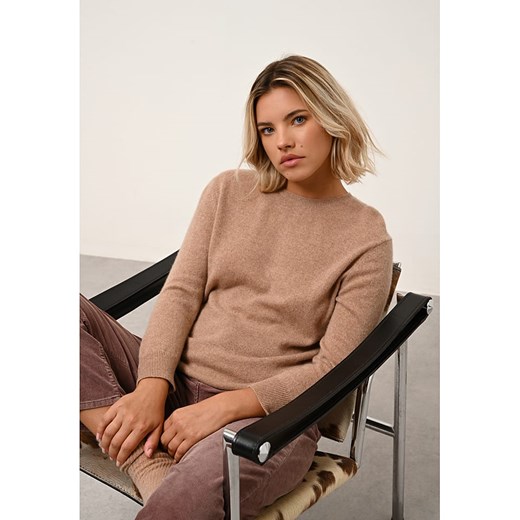 Just Cashmere Kaszmirowy sweter &quot;Janice&quot; w kolorze karmelowym ze sklepu Limango Polska w kategorii Swetry damskie - zdjęcie 178477195