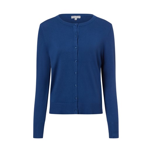 Marie Lund Kardigan damski Kobiety Sztuczne włókno niebieski jednolity ze sklepu vangraaf w kategorii Swetry damskie - zdjęcie 178480898