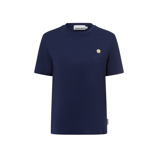 ARMEDANGELS Koszulka damska - Lualaa Kobiety Bawełna błękit królewski jednolity ze sklepu vangraaf w kategorii Bluzki damskie - zdjęcie 178480935