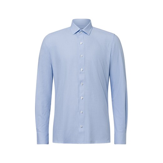 Finshley & Harding Koszula męska Mężczyźni Super Slim Fit Bawełna jasnoniebieski wzorzysty ze sklepu vangraaf w kategorii Koszule męskie - zdjęcie 178480938