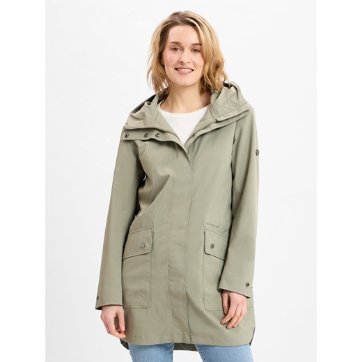Didriksons Parka damska - GWEN WNS PARKA 6 Kobiety Sztuczne włókno trzcinowy jednolity ze sklepu vangraaf w kategorii Płaszcze damskie - zdjęcie 178480995