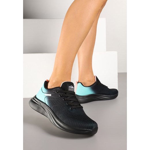 Czarno-Miętowe Buty Sportowe z Efektem Ombre na Podeszwie z Pianki Elanielia ze sklepu renee.pl w kategorii Buty sportowe damskie - zdjęcie 178490117