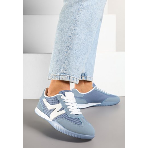 Niebieskie Sneakersy Klasyczne Tenisówki Istia ze sklepu renee.pl w kategorii Buty sportowe damskie - zdjęcie 178491299