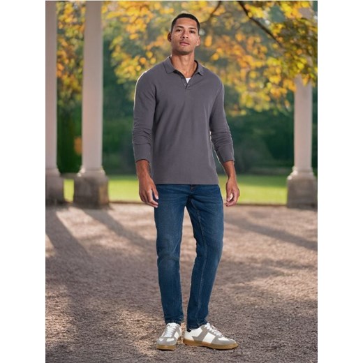 Sinsay - Jeansy slim fit - granatowy ze sklepu Sinsay w kategorii Jeansy męskie - zdjęcie 178502749