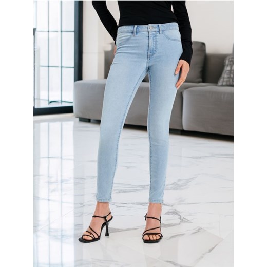Sinsay - Jeansy skinny - niebieski ze sklepu Sinsay w kategorii Jeansy damskie - zdjęcie 178502837