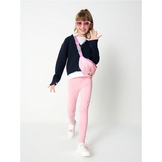 Sinsay - Legginsy - różowy ze sklepu Sinsay w kategorii Spodnie dziewczęce - zdjęcie 178502877