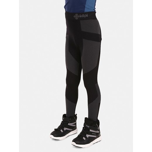 Kilpi Legginsy termiczne &quot;Niel&quot; w kolorze czarnym ze sklepu Limango Polska w kategorii Spodnie dziewczęce - zdjęcie 178504138