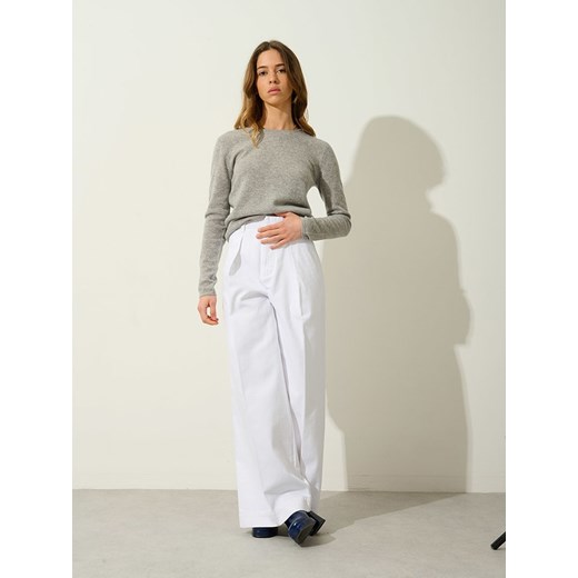 AUTHENTIC CASHMERE Kaszmirowy sweter &quot;Epéna&quot; w kolorze jasnoszarym S okazja Limango Polska