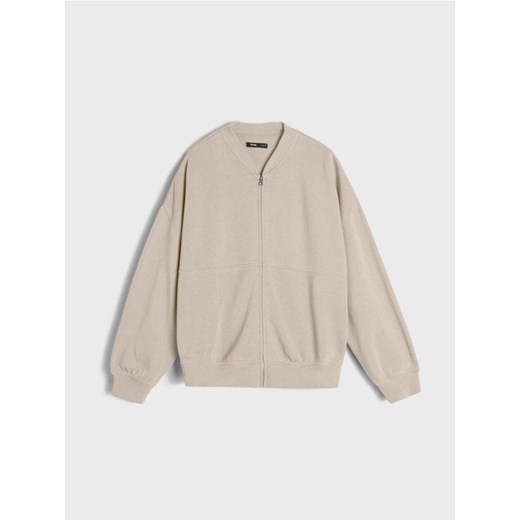 Sinsay - Bluza rozpinana - kremowy ze sklepu Sinsay w kategorii Bluzy damskie - zdjęcie 178529066